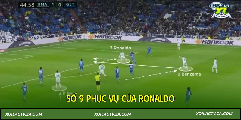 Số 9 phục vụ của Ronaldo