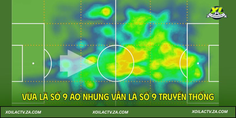 Vừa là số 9 ảo nhưng vẫn là số 9 truyền thống