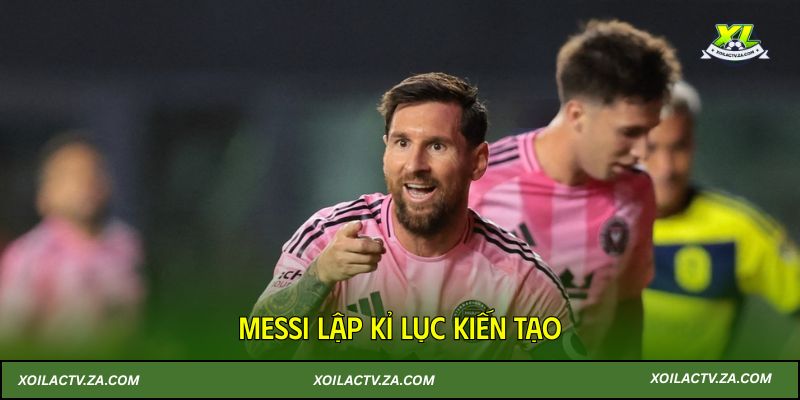 Messi lập kỉ lục kiến tạo