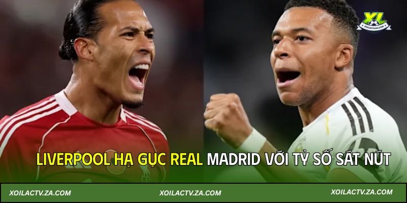 Liverpool hạ gục Real Madrid với tỷ số sát nút
