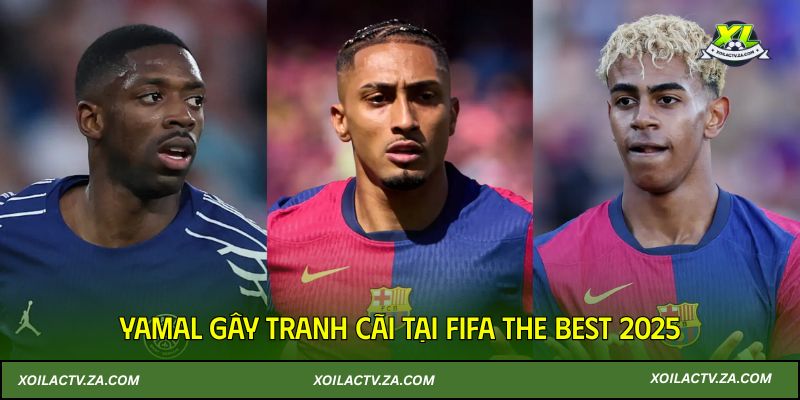 Yamal gây tranh cãi tại FIFA The Best 2025