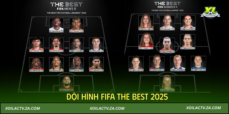 Đội hình FIFA The Best 2025 vắng Mbappe, vắng Raphinha