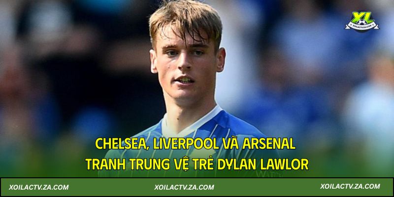 Chelsea, Liverpool và Arsenal tranh trung vệ trẻ Dylan Lawlor