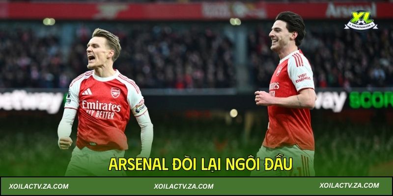 Arsenal đòi lại ngôi đầu