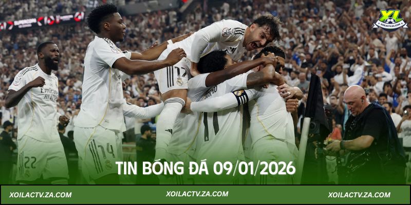 Tin bóng đá 09/01/2026: Liverpool cầm hòa Arsenal, Real đối đầu Barca