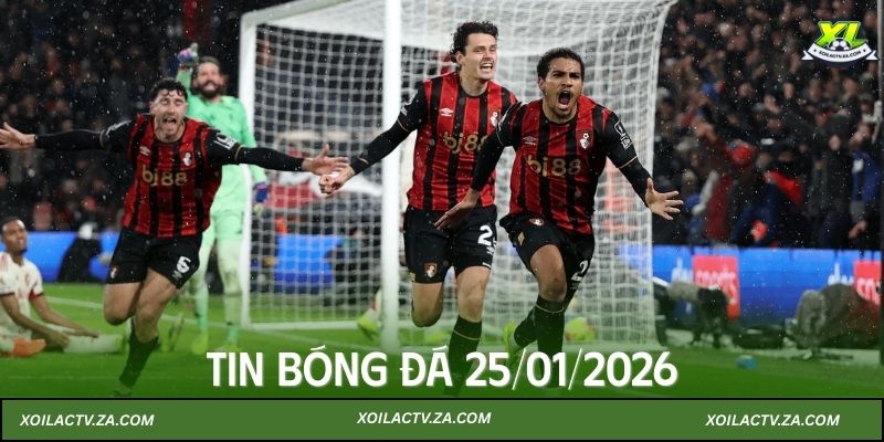 Tin bóng đá 25/01/2026: Liverpool thua phút chót, Man City bám đuổi