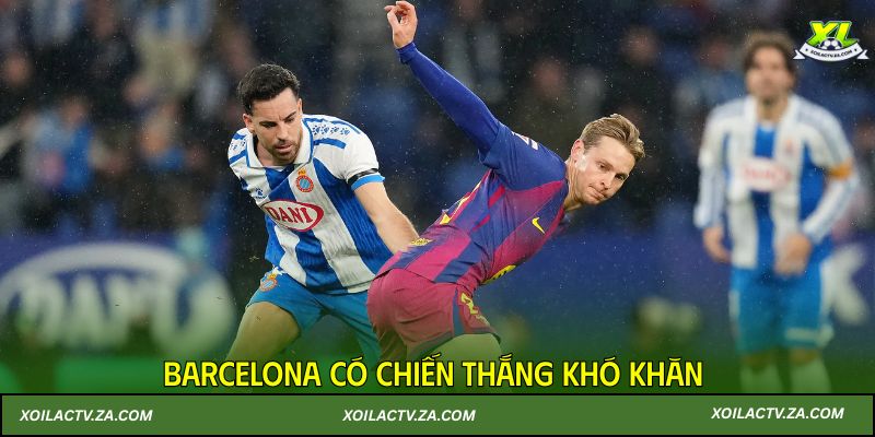 Barcelona có chiến thắng khó khăn