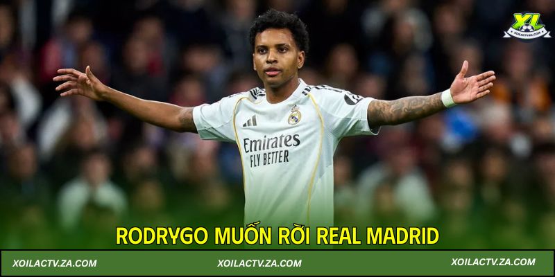 Rodrygo muốn rời Real Madrid
