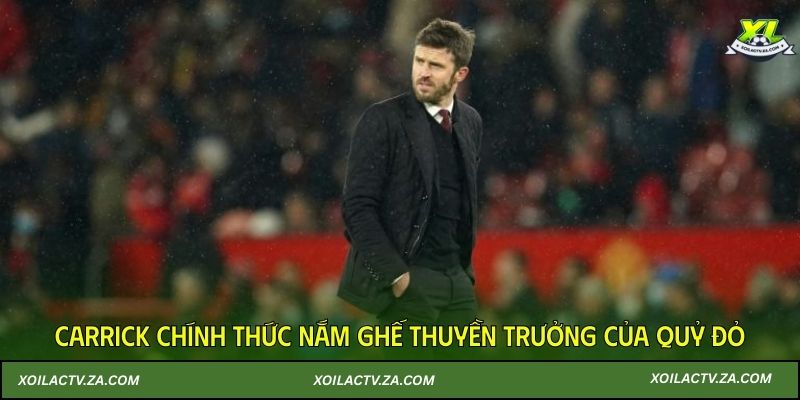 Carrick chính thức nắm ghế thuyền trưởng của Quỷ Đỏ
